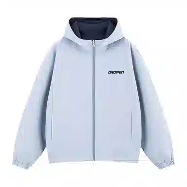 欧迪芬 双面穿设计系列 美式复古高街潮牌翻领防风百搭日常通勤无性别休闲工装飞行员外套潮流时尚功能简约学院风夹克 女款