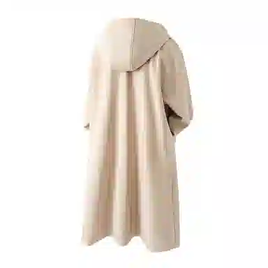 【dme】 时尚潮流高品质宽松连帽中长款大衣男夹克秋款气质百搭设计中性风衣外套 男女同款