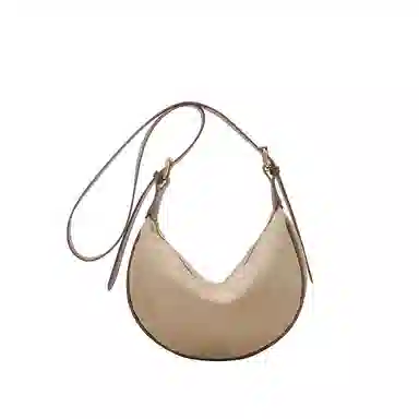 ORANGE BEAN Retro Matte Dumpling Bag