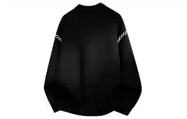 大卫贝肯 美式复古高街基础款圆领套头上衣潮流潮牌休闲宽松内搭打底衫时尚百搭痞帅慵懒风秋冬款长袖毛衣 男女同款