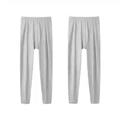 贴身领域 俩条装青少年纯棉秋裤男士春秋季初高中学生单件全棉毛线裤防寒打底裤抗寒贴身舒适柔软简约保暖裤 男款