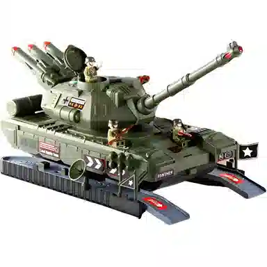 益米 大号玩具车 导弹合金小汽车模型 坦克军事战车