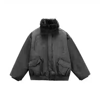 【dme】 潮牌美式复古座山雕宽松港风白鸭绒外套男冬季休闲保暖中性时尚户外羽绒服 男女同款