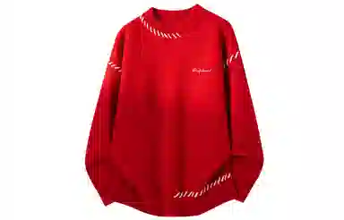 PAEFA Retro Colorblock Knit Sweater