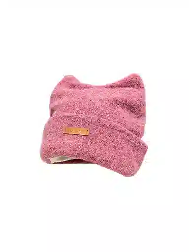 钓鱼熊 可爱猫耳朵包头冷帽宽松百搭显脸小保暖 羊毛混纺 绒线帽 男女同款情侣款