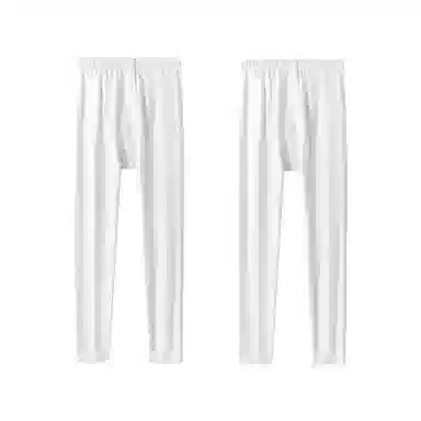 贴身领域 俩条装青少年纯棉秋裤男士春秋季初高中学生单件全棉毛线裤防寒打底裤抗寒贴身舒适柔软简约保暖裤 男款