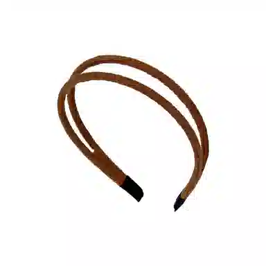 蒙妮 复古港风双股高颅顶 树脂/毛线 发箍 女款