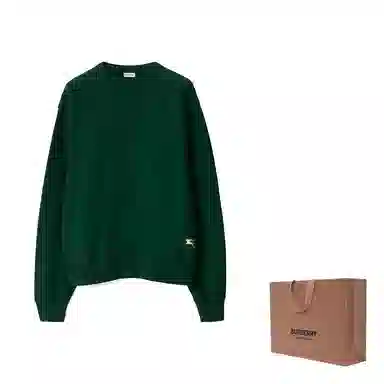 Burberry Crewneck Sweatshirt Green