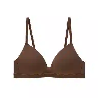 内在密码 法式无痕内衣女小胸聚拢无钢圈上托防下垂一片式三角杯舒适文胸罩 女款