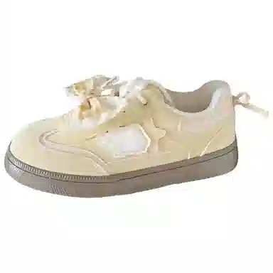 BINGO DUCK Retro Bow Low Sneakers