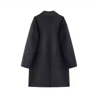 HERBEL Classic Double-Breasted Wool Coat