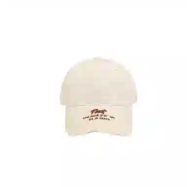 艾佳微 美式复古水洗韩版大脸显脸小软顶字母刺绣高级质感通勤日常休闲 棉 鸭舌帽 男女同款情侣款