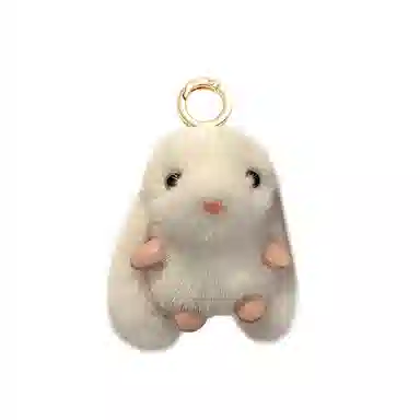 玄唐 可爱小兔子舒适手感高级感书包挂饰物 毛绒 挂件 男女同款情侣款