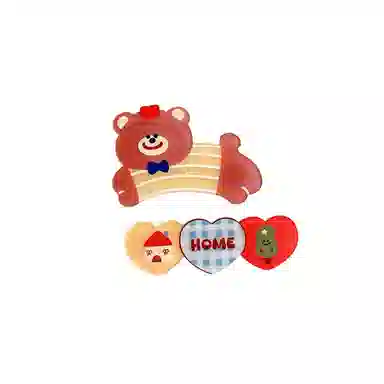 希铃 可爱卡通萌宠 亚克力 发夹 女款