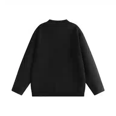 欧迪芬 休闲高街舒适少年感时尚纹理感宽松慵懒秋冬百搭柔软开衫毛衣 男女同款