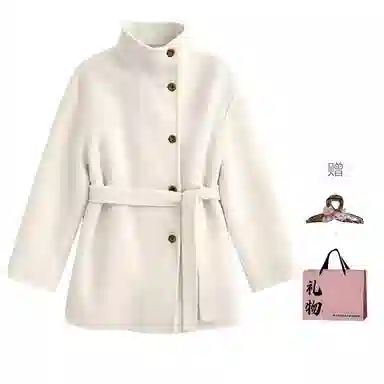 柏黛妃 立领适中长袖大衣 女款