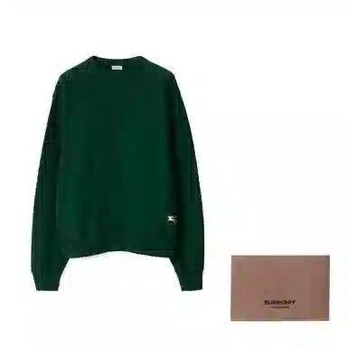 Burberry Crewneck Sweatshirt Green