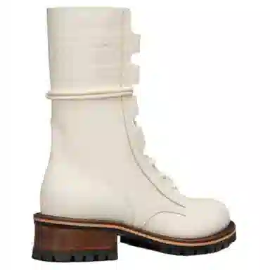 Dior Martin Boots White