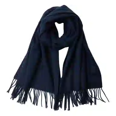 红豆 品牌绒毛混纺素色纯色水纹披肩柔软舒适保暖流苏 绵羊毛 绒线围巾 男女同款情侣款