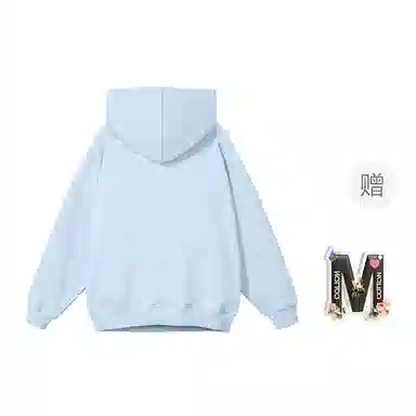 棉购 美式连帽印花加绒加厚潮流重磅学生卫衣 女款