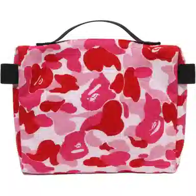A BATHING APE Camo Travel Pouch