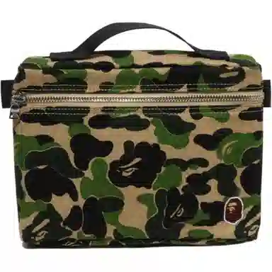 A BATHING APE Camo Travel Pouch