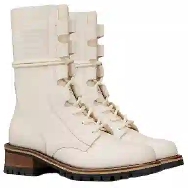 Dior Martin Boots White