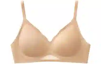 素肌良品 纯色无钢圈透气薄款文胸