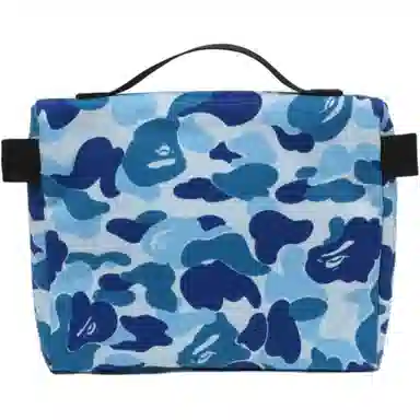 A BATHING APE Camo Travel Pouch