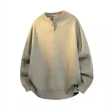 X1617 Henley Knit Sweater