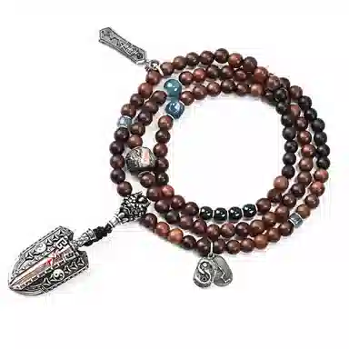 钰澜文玩 雌雄破障剑 北天御#好运 雷击木 木作手串 男女同款情侣款