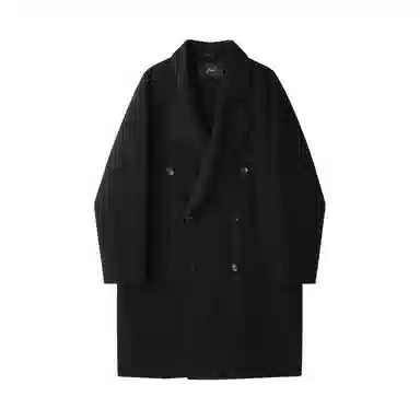 HERBEL Classic Double-Breasted Wool Coat