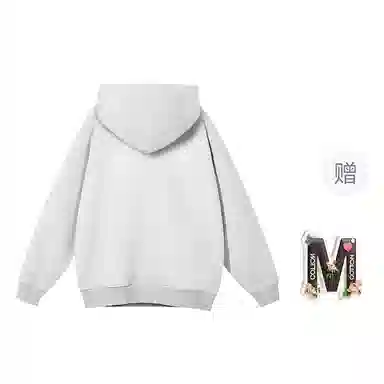 棉购 美式连帽印花加绒加厚潮流重磅学生卫衣 女款