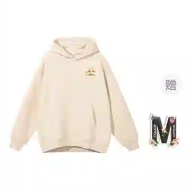 棉购 美式连帽印花加绒加厚潮流重磅学生卫衣 女款