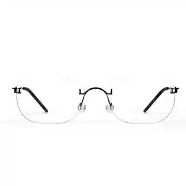 佐川 超轻纯钛无框 精致方框显脸小 高智感高品质镜框 方形 光学眼镜 男女同款情侣款