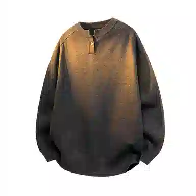 X1617 Henley Knit Sweater