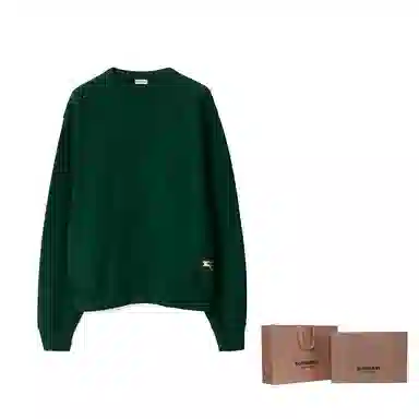 Burberry Crewneck Sweatshirt Green