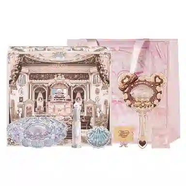 花知晓 珍贝绮彩礼盒彩妆套装 易上色自然持久奶油肌哑光不脱妆亮泽服帖