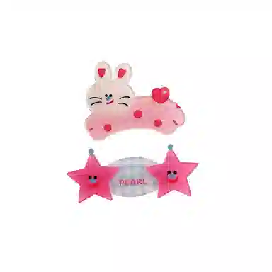 希铃 可爱卡通萌宠 亚克力 发夹 女款