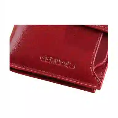 歌若拉 时尚潮流百搭 牛皮 多卡位钱包 常规 女款 多色