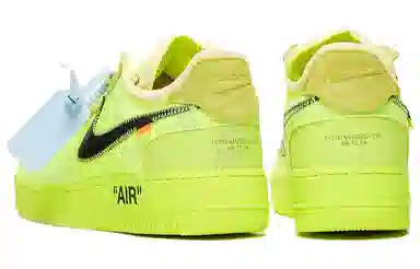 OFF-WHITE x Nike Air Force 1 Part 2 Volt THE TEN
