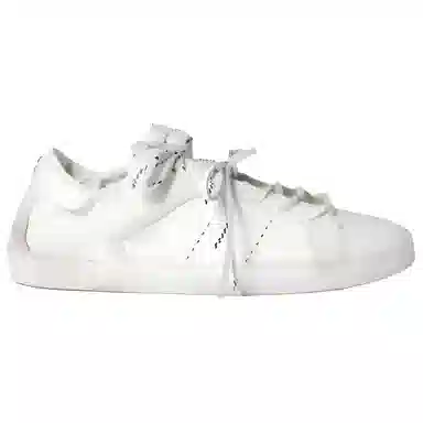 Miu Miu Ruches Leather Sneakers White