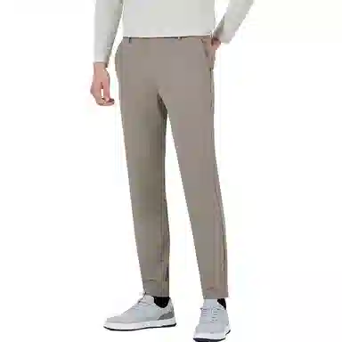 利郎 纯色中腰舒适弹力纯色百搭休闲裤 男款