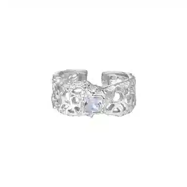 Kasono Hollow Kiss Ring S925 Silver