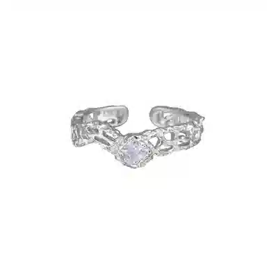 Kasono Hollow Kiss Ring S925 Silver