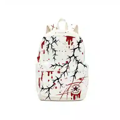 Converse Logo Backpack White Red
