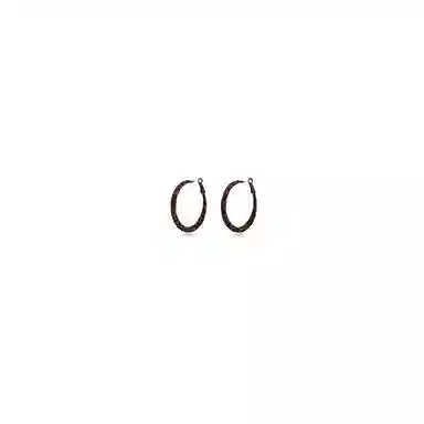 韵系 素圈豹纹复古 铜镀金 耳环 女款