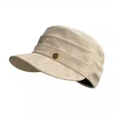 艾佳微 大头围日常百搭显脸小气质英伦 涤纶 帽子 男女同款情侣款