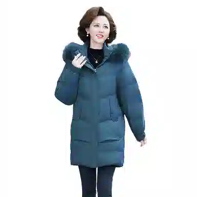 雅鹿 优雅中年妈妈装外套冬季羽绒服 女款