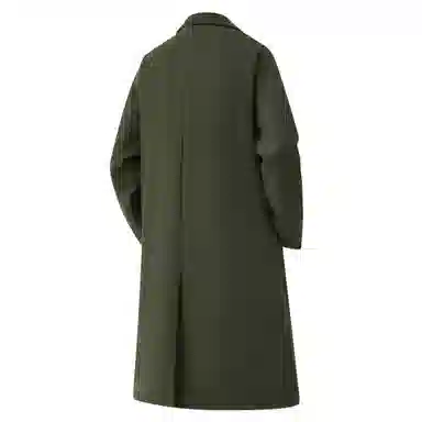 SANTASTIC Classic Double-Breasted Wool Coat